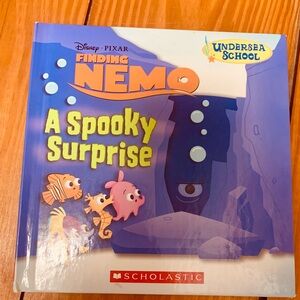 Crab stuffed animal and Nautical beach themed book set Disney, tide pools bundle